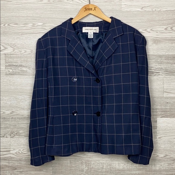 Jones New York Navy Jacket - Picture 1 of 6